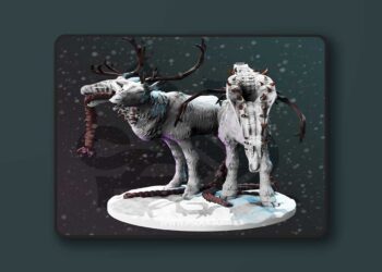 The Reindread – Abominable Shapeshifter Deer – 3D Print