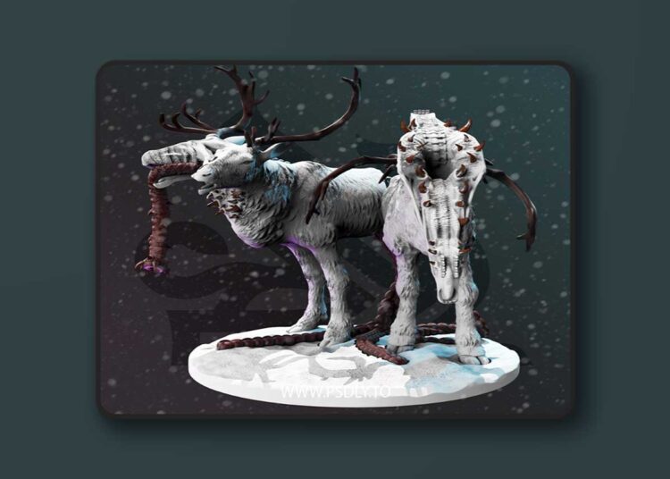 The Reindread – Abominable Shapeshifter Deer – 3D Print 1 The Reindread – Abominable Shapeshifter Deer – 3D Print