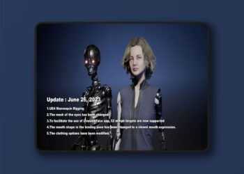 The cyborg girl : Bella (4.20+) for Unreal Engine