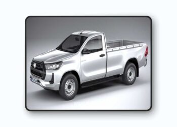 Toyota Hilux Regular Cab 2021 3D Model