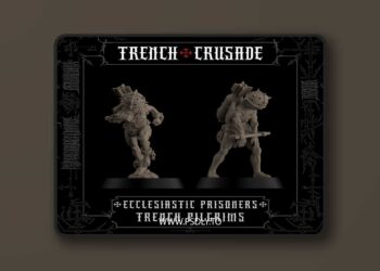 Trench Crusade – Ecclesiastic Prisoners – Trench Pilgrims – 3D Print