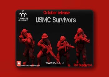 USMC Survivors 3D Print 3D Model