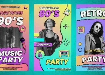 Videohive - Old School Party Reels - 58312891