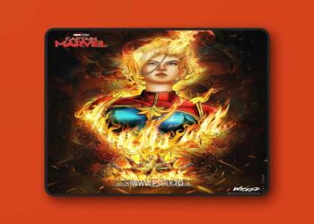 WICKED – Captain Marvel Portrait Bust 3D Print