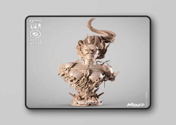 WICKED – Captain Marvel Sculpture 3D Print 3D Model