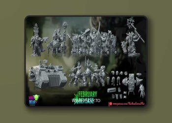 War Bear Studios February 2025 3D Print