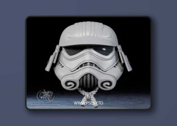 Yosh Studios – Samurai Stormtrooper Helmet – 3D Print