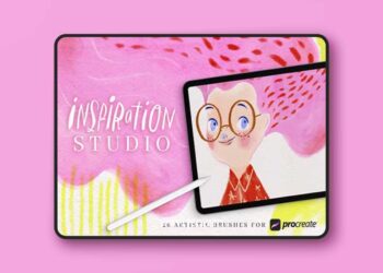 20 Artistic Brushes Pack for Procreate