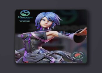 3DMoonn – Aqua – Kingdom Hearts – 3D Print Model