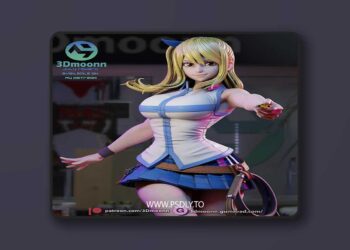 3DMoonn – Fairy Tail – Lucy Heartfilia – 3D Print