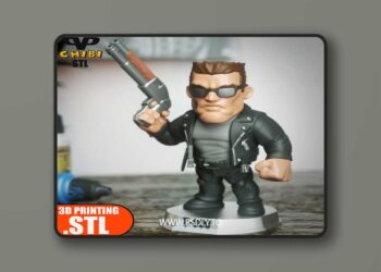 3DXM – T800 Terminator Chibi – 3D Print