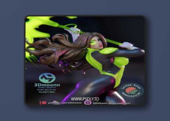 3Dmoonn – DC – Jessica Cruz – 3D Print