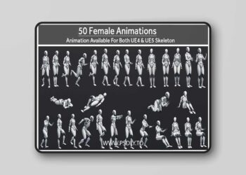 50 Female Animations (4.27 and 5.0 – 5.4)