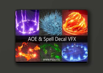 AOE and Spell Decal VFX ( with SFX )