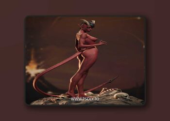 Alexei Starov – Demon Girl (Suсcubus) – 3D Print