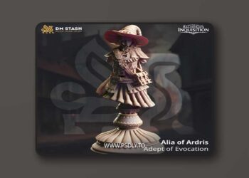 Alia of Ardris – Adept of Evocation Bust – 3D Print