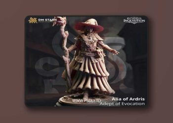 Alia of Ardris – Adept of Evocation – 3D Print