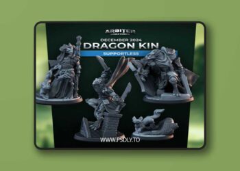 Arbiter Miniatures – Dragon Kin – 3D Print Model