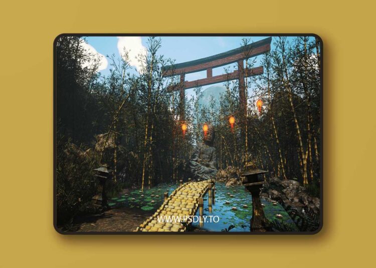 Bamboo grove (4.23+) for Unreal Engine 1 Bamboo grove (4.23+)