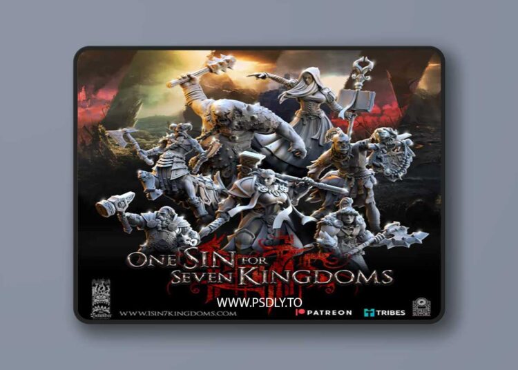 Beholder Miniatures – One Sin for Seven Kingdoms – 3D Print Model 1 Beholder Miniatures – One Sin for Seven Kingdoms – 3D Print Model