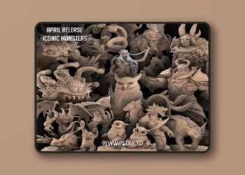 Bite the Bullet – Iconic Monsters April 2025 – 3D Print Model STL