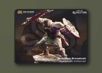 Brandyn Broadoak – Baldurian Enforcer – 3D Print