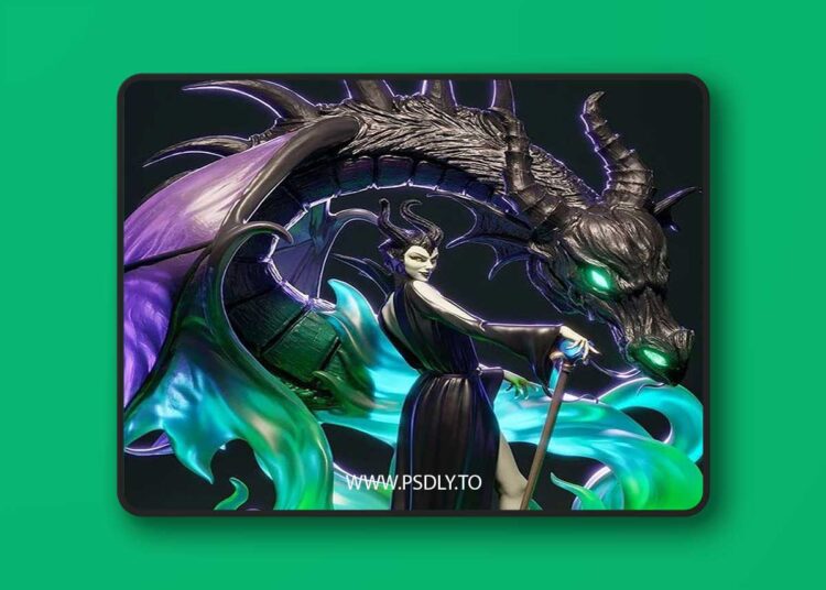 CA 3D Studios – Maleficent – 3D Print 1 CA 3D Studios – Maleficent – 3D Print