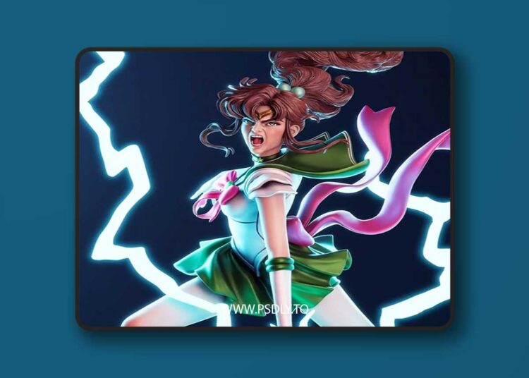 CA 3D Studios – Sailor Moon Makoto Kino – 3D Print 1 CA 3D Studios – Sailor Moon Makoto Kino – 3D Print