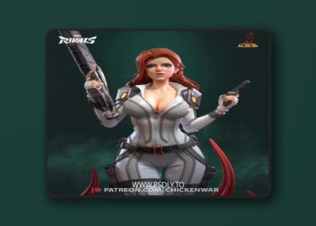 CW Studio – Marvel – Black Widow – 3D Print Model STL