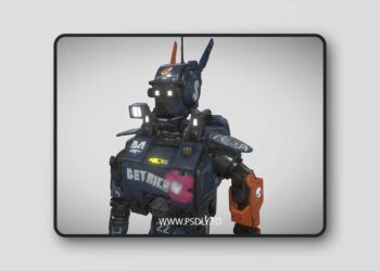 Chappie Robot 3D Model