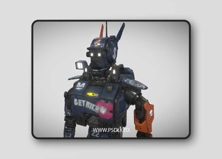 Chappie Robot 3D Model 1 Chappie Robot 3D Model