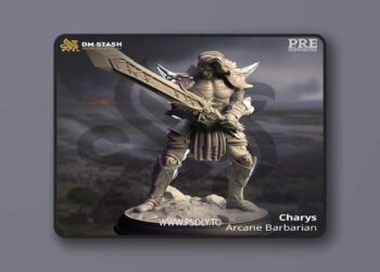 Charys – Arcane Barbarian – 3D Print
