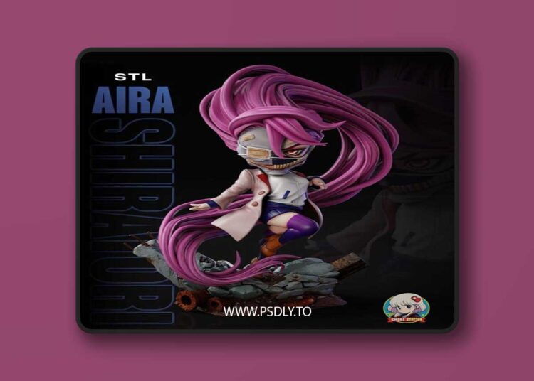Chibi Station – Aira Shiratori – 3D Print Model STL 1 Chibi Station – Aira Shiratori – 3D Print Model STL