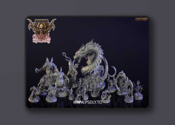 Clay Cyanide Miniatures – Euskal Mythology – 3D Print