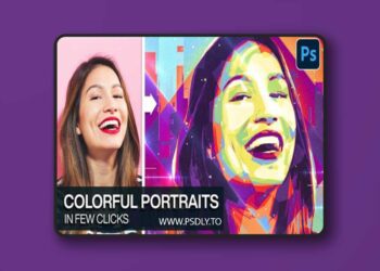 Colorful Portraits - Modern Artist Photoshop Action