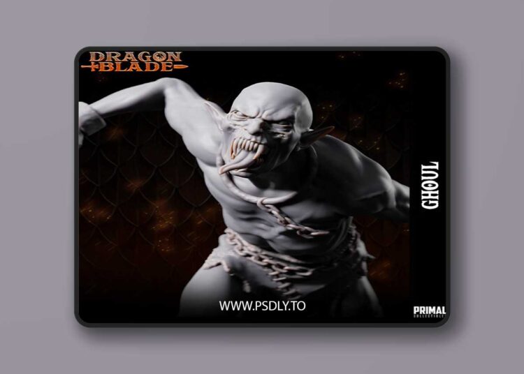 Creature Ghoul 02 – 3D Print 1 Creature Ghoul 02 – 3D Print