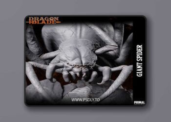 Creature Giant Spider 01 – 3D Print