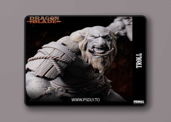 Creature Troll with Hammer – 3D Print