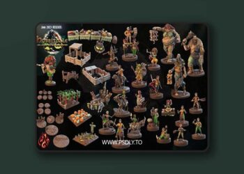 Crippled God Foundry – Hobbitdale And Unexpected Encounter – 3D Print