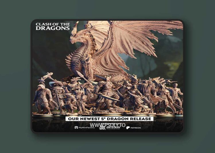 DM Stash – Clash of the Dragons June 2025 – 3D Print Model STL 1 DM Stash – Clash of the Dragons June 2025 – 3D Print Model STL