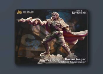 Darian Jaegar – Artificer Gunslinger – 3D Print