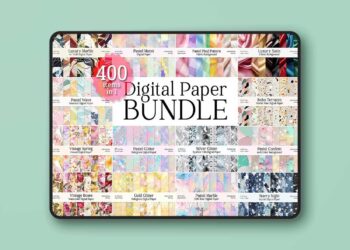 Diverse Digital Papers Bundle - 20 Premium Graphics