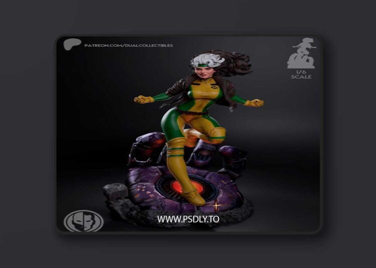 Dual Collectibles – Rogue – 3D Print Model STL 1 Dual Collectibles – Rogue – 3D Print Model STL