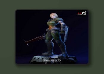 E.S Monster – Doom Female – 3D Print