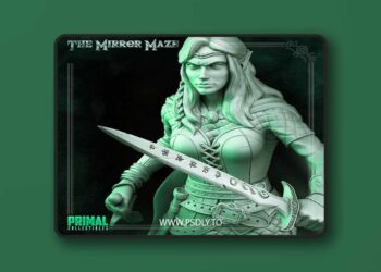 Elf Lauriel – 3D Print 3D Model