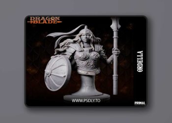 Elf Ordella Bust – 3D Print