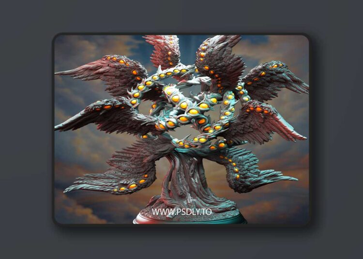 Erathis – The Thousand Eyes – 3D Print Model 1 Erathis – The Thousand Eyes – 3D Print Model