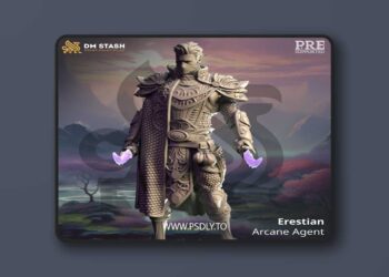 Erestian – Arcane Agent – 3D Print