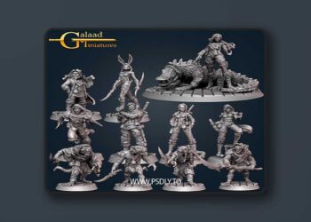 Galaad Miniatures – Rogues – 3D Print