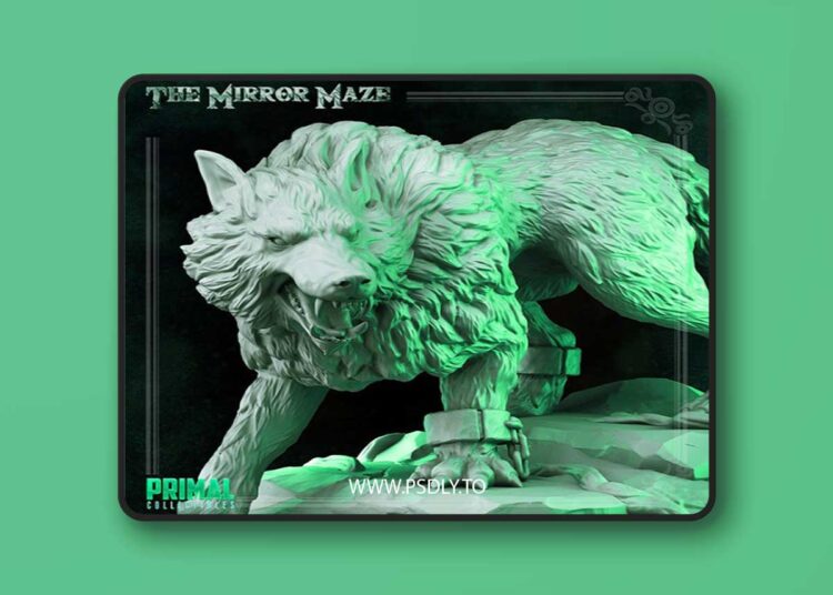 Giant Wolf – 3D Print 1 Giant Wolf – 3D Print